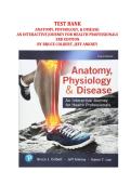 Test Bank for Anatomy&comma; Physiology&comma; & Disease 3rd Edition by Colbert & Ankney