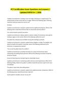 PCT Certification Exam Questions and answers &vert; Updated RATED A&plus; &vert; 2026 