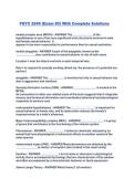 PSYC 3240 &lpar;Exam &num;3&rpar; With Complete Solutions