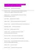 NURS 3040 Patho Test 1 Vocab Questions and Answers&period;