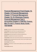 Financial Management Final-Chapter 10&comma; Chapter 12 Financial Management&comma; Chapter 11 Financial Management&comma; Chapter 10&comma; Ch 8 Business Finance&comma; Financial Management Test 2&comma; Accounting Chapter 6&comma; FIN2100&comma; Finance&comma; Man Fin test 3&comma; Finance Study Guide- TESTBANK