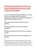 HESI RN FUNDAMENTALS EXIT Exam Latest 2026 Questions and Answers Latest Versions 2026 Top Rated 