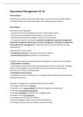 Samenvatting Operations Management -  &lpar;Supply Chain&rpar; Operations Management &lpar;EBB644B05&rpar;
