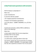 evitp Final exam questions with answers&comma;
