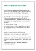 EVIP Test questions with answers