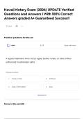 Hawaii Notary Exam &lpar;2026&rpar; UPDATE Verified Questions And Answers &vert; With 100&percnt; Correct Answers graded A&plus; Guaranteed Success&excl;&excl;