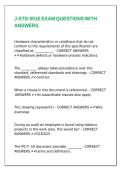 J-STD-001E EXAM QUESTIONS WITH ANSWERS