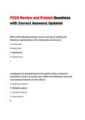 FCCS Review and Pretest Questions with Correct Answers&vert; Updated