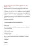 GCU A&P HESI EXAM PRACTICE EXAM questions with well  verified answers  Which of the following lists the correct pathway of blood through the circulatory system&quest;  a&period; Right ventricle&comma; vena cava&comma; systemic circuit&comma; aorta&comma; left atrium&comma; left ventricle&comma; lungs&comma; r