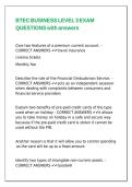 BTEC BUSINESS LEVEL 3 EXAM QUESTIONS with answers&period;