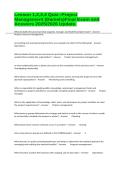 Lesson 1&comma;2&comma;3&comma;4 Quiz--Project Management &lpar;Daniels&rpar;Final Exam and Answers 2025&sol;2026 Update&period;