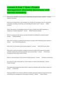 Lesson 6 And 7 Quiz--Project Management &lpar;Daniels&rpar; Questions with Correct Answers&period;
