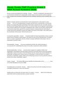 Study Guide PMP Practice Exam 3 With Actual Answers 2026&period;