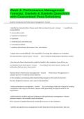 Week 4&colon; Performance Management Tuesday&colon; Daniels & Daniels Questions with Guaranteed Pass Solutions&period;