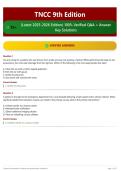 TNCC 9th Edition 75&plus; &lpar;Latest 2025-2026 Edition&rpar; 100&percnt; Verified Q&A &plus; Answer Key Solutions