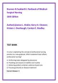 Medical Surgical Nursing Test Bank &vert; Brunner & Suddarth 16th Edition &vert; 1500 Practice Questions for NCLEX & Exam Prep