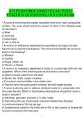 ATI Pediatrics Proctored Exam &ndash; Verified Questions and Answers Nursing &lpar;ATI&rpar; Complete Exam Material