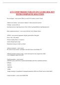 ATI COMP PREDICTOR-STUDY GUIDE 2026-2027 WITH COMPLETE SOLUTION