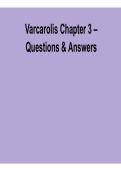 Varcarolis Foundations of Psychiatric-Mental Health Nursing Chapter 3 &ndash; Questions & Answers 2026