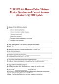 NUR 5332 Adv Human Patho&colon; Midterm Review Questions and Correct Answers &lpar;Graded A&plus;&rpar; &vert; 2026 Update
