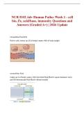 NUR 5332 Adv Human Patho&colon; Week 1 - cell bio&comma; f&sol;e&comma; acid&sol;base&comma; immunity Questions and Answers &lpar;Graded A&plus;&rpar; &vert; 2026 Update