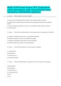 MAN 4720 Final Exam UCF &lpar;Capstone UCF&rpar; Questions with Guaranteed Pass Solutions 2025&sol;2026 Updated&period;