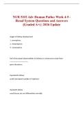 NUR 5332 Adv Human Patho&colon; Week 4-5 - Renal System Questions and Answers &lpar;Graded A&plus;&rpar; &vert; 2026 Update