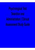 Psychological Test Selection and Administration &ndash; Clinical Assessment Study Guide 2026