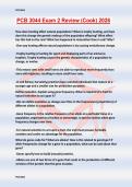 PCB 3044 Exam 2 Review &lpar;Cook&rpar; 2026