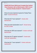 SHARP EKG Exam 2026 Actual Complete Real Verified  Exam Questions with verified Answers &lpar;100&percnt; Correct  Answers&rpar; Already Graded A&plus; &sol; Newest Exam&excl;&excl;&excl;