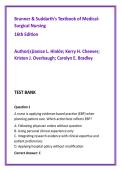 Medical Surgical Nursing Test Bank &ndash; Brunner & Suddarth 16th Edition &vert; 1500 NCLEX Practice Questions for Med Surg Exam Prep