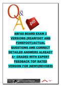 ABFAS Board Exam &lpar;ABFAS 2026&rpar; Podiatric Medicine &ndash; 350 Questions on Forefoot&comma; Rearfoot & Surgical Principles