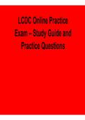 LCDC Online Practice Exam &ndash; Study Guide and Practice Questions 2026