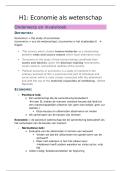 samenvatting economie H1 & H2