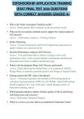 ESPONSORSHIP APPLICATION TRAINING &lpar;ESAT FINAL TEST 2026 QUESTIONS WITH CORRECT ANSWERS GRADED A&plus;
