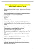 Professionalism NCTRC Exam with all Correct & 100&percnt; Verified Answers &vert;Already Graded A&plus;