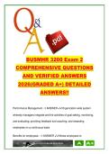 BUSMHR 3200 Exam 2 Study Guide &lpar;300 Questions&rpar; &ndash; Human Resource Management&comma; Ohio State University&comma; Performance&comma; Leadership & Conflict Q&A