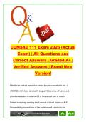COMSAE 111 Exam Prep &lpar;120 Questions&rpar; &ndash; MEDS101 Osteopathic Medicine&comma; COMLEX Practice&comma; Pathology&comma; Pharmacology & Clinical Q&A