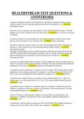 HEALTHSTREAM TEST QUESTIONS & ANSWERS2026