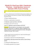 NR 668 CEA Final Exam &lpar;2026&rpar; Package deal