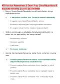 ATI Practice Assessment A & B Bundle 2026 &vert; Real Exam Questions & Accurate Answers &vert; Latest Update &vert; Complete Nursing Exam Prep Pack