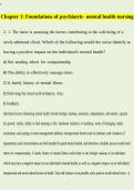 psychiatric  mental health