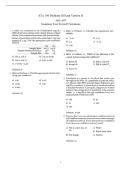 STA 100 Midterm II Exam Version D - Questions and Answers &vert; 2026 Update &vert; 100&percnt; Correct&period;