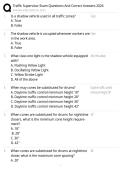 Traffic Supervisor Exam 2026 &vert; Practice Questions & Correct Answers