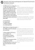 Rosenthal Lehne&rsquo;s Pharmacotherapeutics for Advanced Practice Nurses &vert; Study Guide & Practice Questions