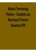 Medical Terminology Prefixes &ndash; Complete List&comma; Meanings & Practice Questions PDF 2026