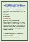 ACEDS TEST EXAM LATEST 2026-2027 ACTUAL EXAM WITH  COMPLETE QUESTIONS AND CORRECT DETAILED ANSWERS &lpar;100&percnt;  VERIFIED ANSWERS&rpar; &vert;ALREADY GRADED A&plus;&vert; &vert;&vert;PROFESSOR  VERIFIED&vert;&vert; &vert;&vert;BRANDNEW&excl;&excl;&excl;&vert;&vert;