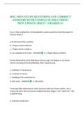 RNC-MNN STUDY QUESTIONS AND CORRECT ANSWERS WITH COMPLETE SOLUTIONS &vert; NEW UPDATE 2026&sol;27 &vert; GRADED A&plus;