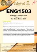 ENG1503 Assignment 2 &lpar;COMPLETE ANSWERS&rpar; Semester 1 2026 &lpar;185210&rpar; - DUE 15 April 2026