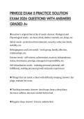 PRN1032 EXAM 5 PRACTICE SOLUTION EXAM 2026 QUESTIONS WITH ANSWERS GRADED A&plus;